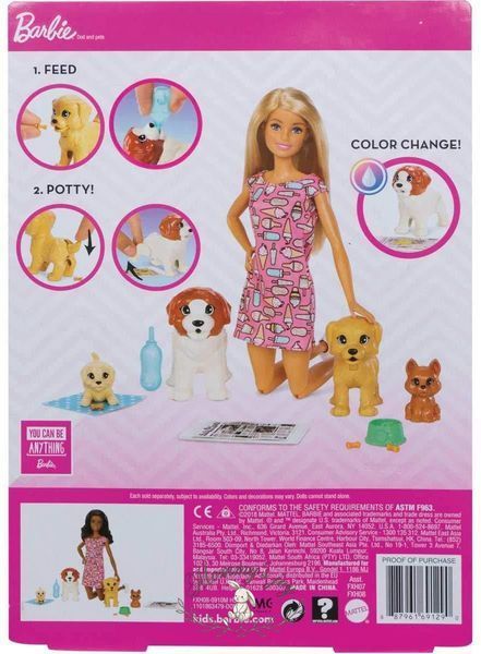 Набор Barbie Щенячий детский сад и щенки Mattel FXH08 фото