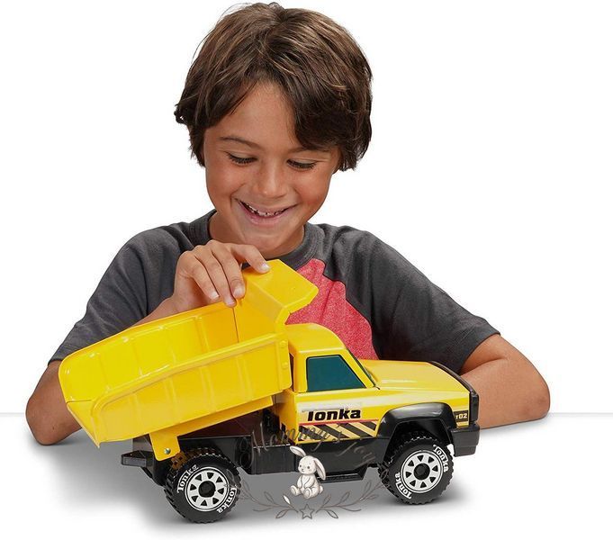 Hasbro Машинка Tonka Steel Classic Металлический / Cтальной Карьерный самосвал стройтехника 902070AZ01 фото