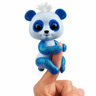Интерактивная ручная панда WowWee Fingerlings синяя 2056287143 фото