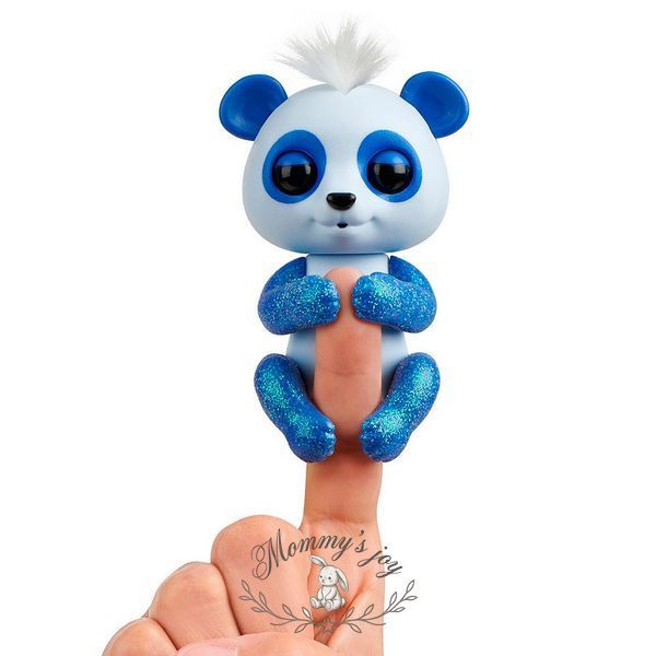 Интерактивная ручная панда WowWee Fingerlings синяя 2056287143 фото