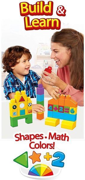 Конструктор Mega Bloks Давайте учиться 150 деталей FVJ49 FVJ49 фото