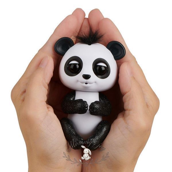 Интерактивная ручная панда WowWee Fingerlings черная 2056287144 фото