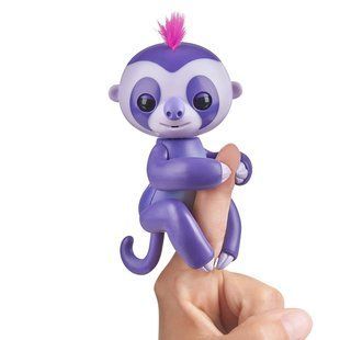 Интерактивный ручной ленивец Кингсли WowWee Fingerlings 2056287145 фото