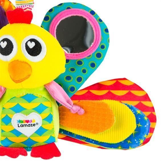 Lamaze Развивающая подвесная игрушка для малышей Павлин Жако (LC27013) игрушка подвеска для коляски LC27013 фото
