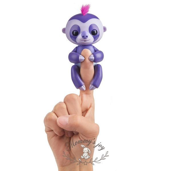 Интерактивный ручной ленивец Кингсли WowWee Fingerlings 2056287145 фото