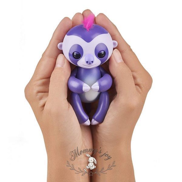 Интерактивный ручной ленивец Кингсли WowWee Fingerlings 2056287145 фото