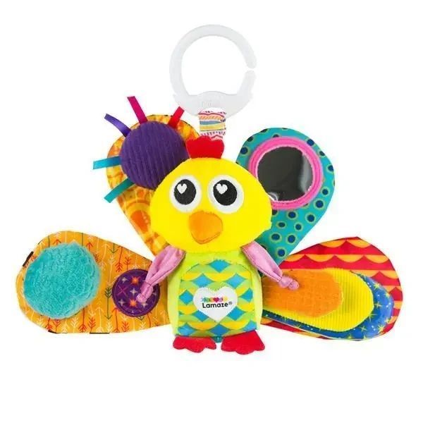 Lamaze Развивающая подвесная игрушка для малышей Павлин Жако (LC27013) игрушка подвеска для коляски LC27013 фото