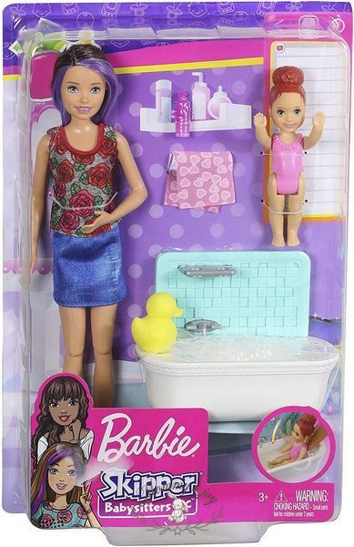 Набор Barbie Скиппер Няня "Время купания"  FXH05 фото