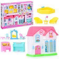 Игрушечный домик для кукол 3907-1 с мебелью и фигурками CHF54 фото