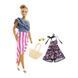 Лялька Barbie Fashionistas Bon Voyage Модница (Блондинка зі змінним одягом Mattel) FRY82 фото 1