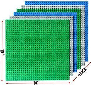 1 СИНЯ / 1 СІРА Конструктор Classic Базова пластина кольору 25х25 сумісний з Lego 1070 фото