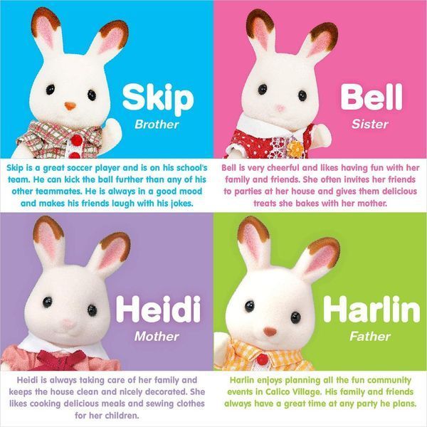 Игровой набор Семья шоколадных Кроликов Sylvanian Families / Calico Critters (4018) 4150 фото