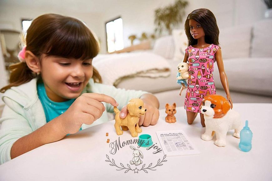 Набор Barbie Щенячий детский сад и уход за щенками  FXH08 фото