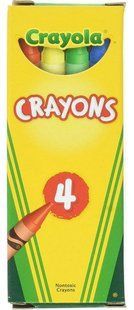 Crayola crayons. Классические мелки , восковые цветные карандаши 4 шт 2056288068 фото