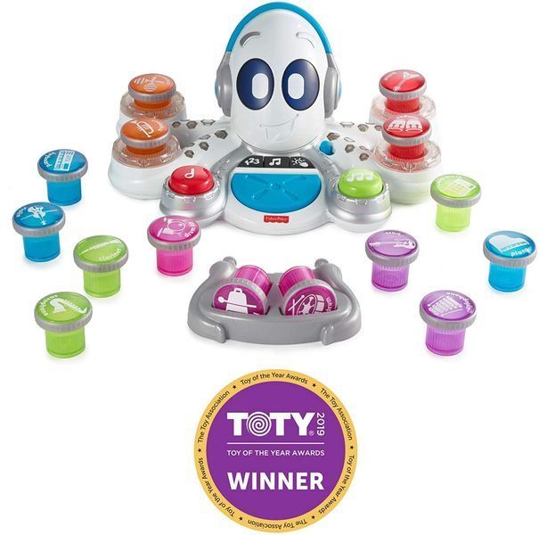 Розвиваюча інтерактивна іграшка Навчальний Восьминіг Роктопус Fisher-Price Mattel зі світловим ефектом FWF9 фото