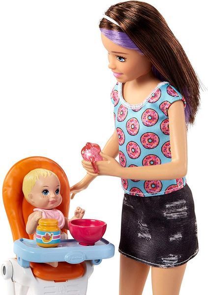 Ігровий набір Barbie Скіппер манеж та стільчик "Турбота" FHY97/FHY98 фото