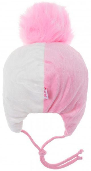 Детская шапка для девочки TuTu 22 3-000948 FU 44-46 см Бело-розовая зимняя 3-000948 фото