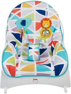 Крісло-гойдалка шезлонг Fisher-Price з вібрацією Infant-to-Toddler Rocker Teal 2056287269 фото