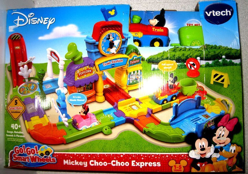 VTech Залізниця трек залізнична станція Мікі Маус Go! Smart Wheels Mickey Mouse Choo-Choo Express 512200 фото