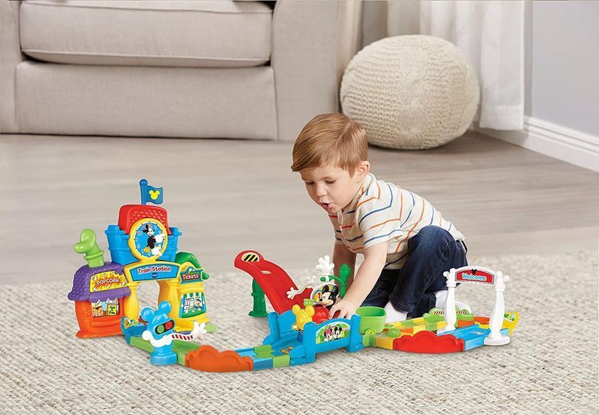 VTech Залізниця трек залізнична станція Мікі Маус Go! Smart Wheels Mickey Mouse Choo-Choo Express 512200 фото