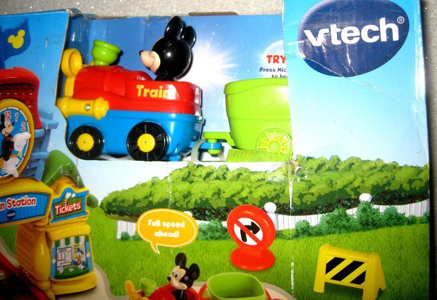 VTech Залізниця трек залізнична станція Мікі Маус Go! Smart Wheels Mickey Mouse Choo-Choo Express 512200 фото