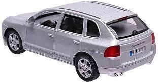 Металева Машинка Kinsmart Porsche Cayenne Turbo Срібляста (KT505W) KT5075W фото