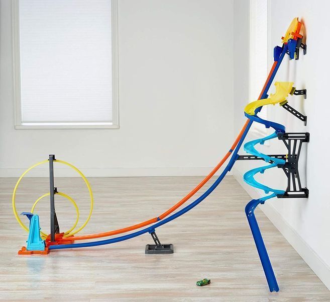 Трек Хот Вілс Гонки по вертикалі 3 в 1 Hot Wheels Track Builder Vertical Launch Kit GGH70 GGH70 фото