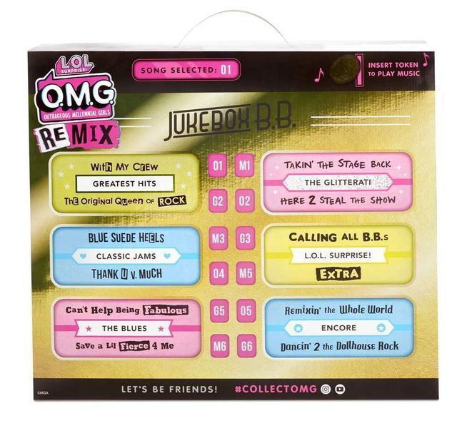 Лялька LOL Surprise OMG Remix Collector Jukebox B.B. 2020 - Селебріті 569879 фото