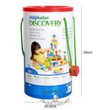 (Уценка ) Деревянный Конструктор Imaginarium Discovery - Деревянные кубики 150 шт. Toys"R"Us 5f61d2c фото