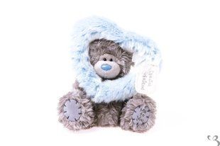 Плюшевий Ведмедик Тедді Me To You Teddy дивиться крізь блакитне серце I Love you (G01W2002) G01W2002 фото