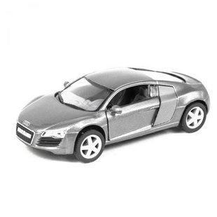 Металева Машинка Kinsmart Audi R8 Темно-сірий KT5315W KT5315W фото