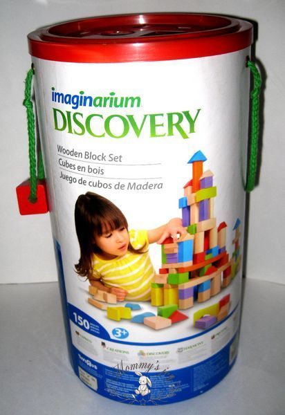 (Уценка ) Деревянный Конструктор Imaginarium Discovery - Деревянные кубики 150 шт. Toys"R"Us 5f61d2c фото