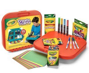 Крайола кейс для рисования 75 предметов CRAYOLA CREATE & CARRY 2056287219 фото