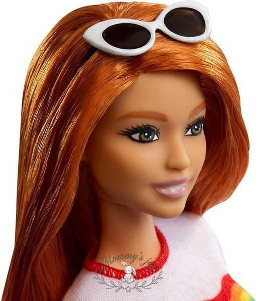 Лялька Barbie Fashionistas Модниця 122 Руденька з веселкою Mattel FBR37/FXL55 фото