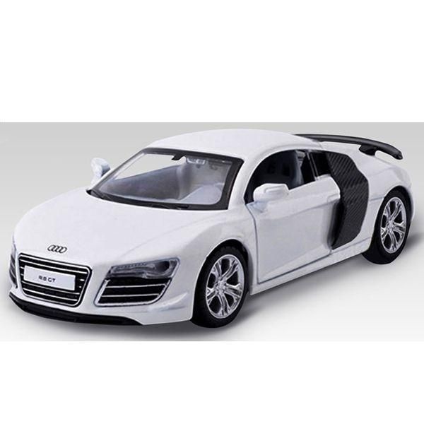 Металлическая инерционная машинка Play Smart Audi R8 GT Серебристая, 1:43, 6637 6637 фото