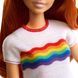 Лялька Barbie Fashionistas Модниця 122 Руденька з веселкою Mattel FBR37/FXL55 фото 7