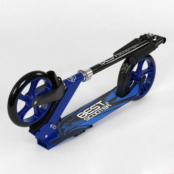 Двоколісний Самокат 46077 Best Scooter Синій Колеса PU - 200 мм 2056287951 фото