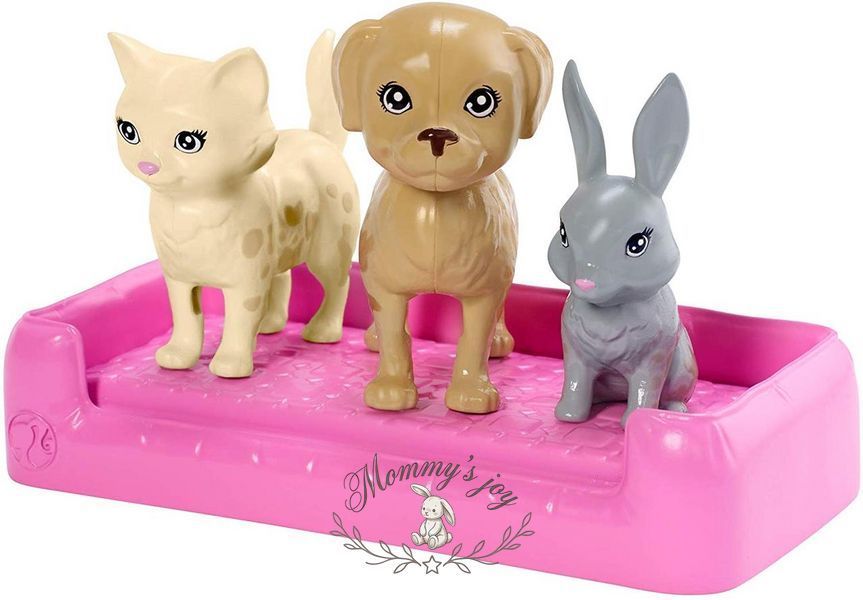 Набор Кукла Barbie Купай и играй с питомцами уход за животными Mattel FXH11 фото