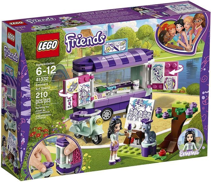 Распродажа ОРИГИНАЛ Конструктор LEGO Friends Emma&rsquo;s Art Stand Передвижная творческая мастерская Эммы 41332 41332 фото