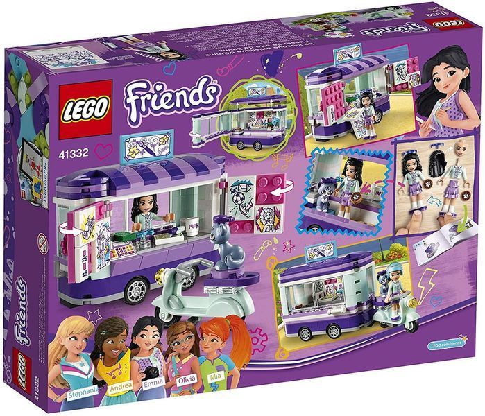 Распродажа ОРИГИНАЛ Конструктор LEGO Friends Emma&rsquo;s Art Stand Передвижная творческая мастерская Эммы 41332 41332 фото