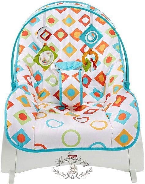 Fisher-Price Крісло-гойдалка з вібрацією шезлонг Діамант CMP83 Infant to Toddler Rocker Geo Diamonds 2056287166 фото