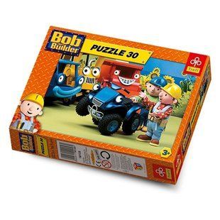 Пазлы крупные Trefl 30 - Квадроцикл Боба Bob the builder Боб строитель 30 pcs (18133) 18133 фото
