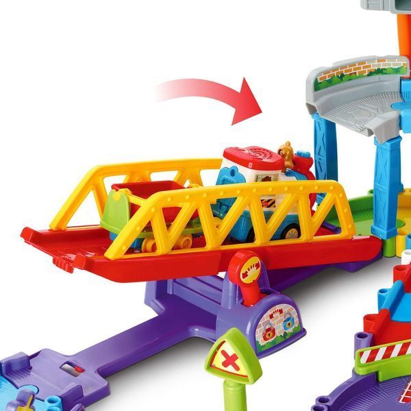 Велика залізниця трек залізнична станція VTech Go! Go! Smart Wheels Roadmaster Train Set 2056287380 фото