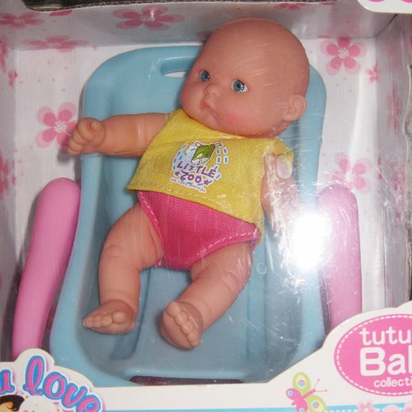 Пупс "Tutu baby" з люлькою - шезлонгом(арт. 9106A/F) 9106A/F фото