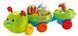 Гусениця-каталка з диво-кульками "Тягни-обертай" Fisher-Price (Ж4507) Roll-a-Rounds Pull & Spin Caterpillar J450 Ж4507 фото 1