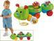 Гусениця-каталка з диво-кульками "Тягни-обертай" Fisher-Price (Ж4507) Roll-a-Rounds Pull & Spin Caterpillar J450 Ж4507 фото 4