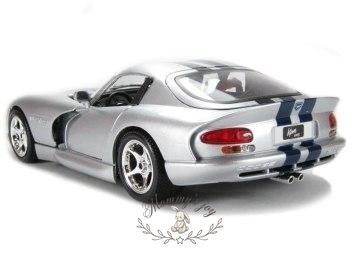 Автомодель Bburago (1:18) Dodge Viper GTS coupe (18-12041S) Серебристый 18-12041S фото
