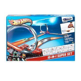 Hot Wheels Трек хот вілс моторизований Мега-трек 10 в 1 (Y0267) Y0267 фото
