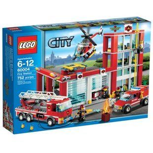 🚒🔥 LEGO City 60004 &laquo;Пожежна частина&raquo; (Уцінка Б/В) 60004 фото