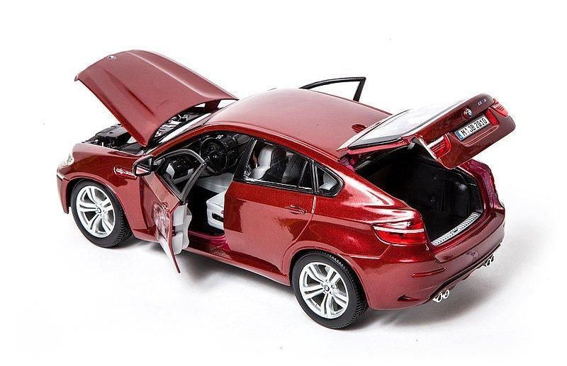 Колекційна Автомодель Bburago (1: 18) BMW X6 M Червоний (18-11032R) 18-11032R фото